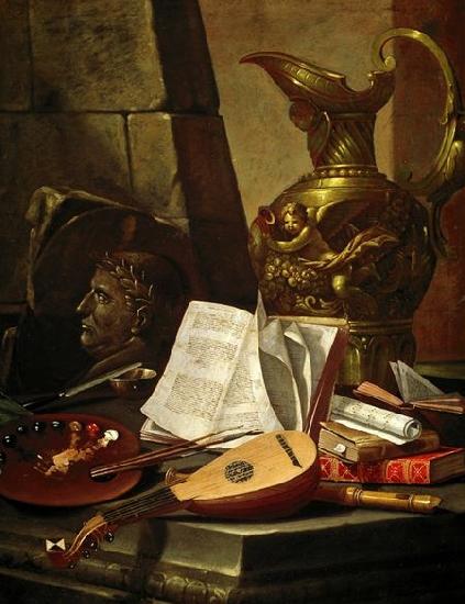 Cristoforo Munari Allegoria delle arti France oil painting art